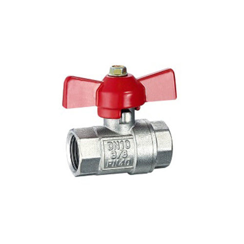 HPb59-1 ミニバルブ ボールバルブ ヴァージン Ptfe シート ブラス ボールバルブ -20C-180C 作業温度